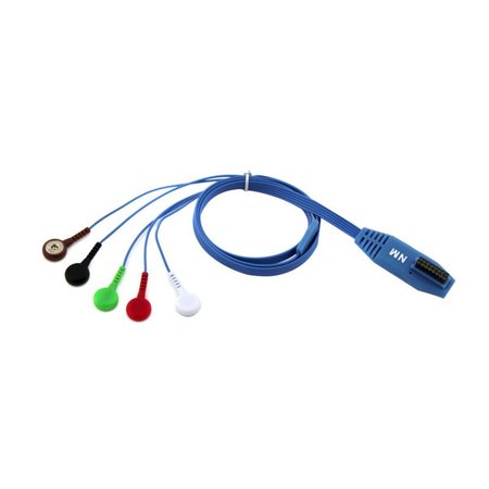 MIDMARK IQholter Lead Wire, 5-Lead, Blue 90-30-0205
